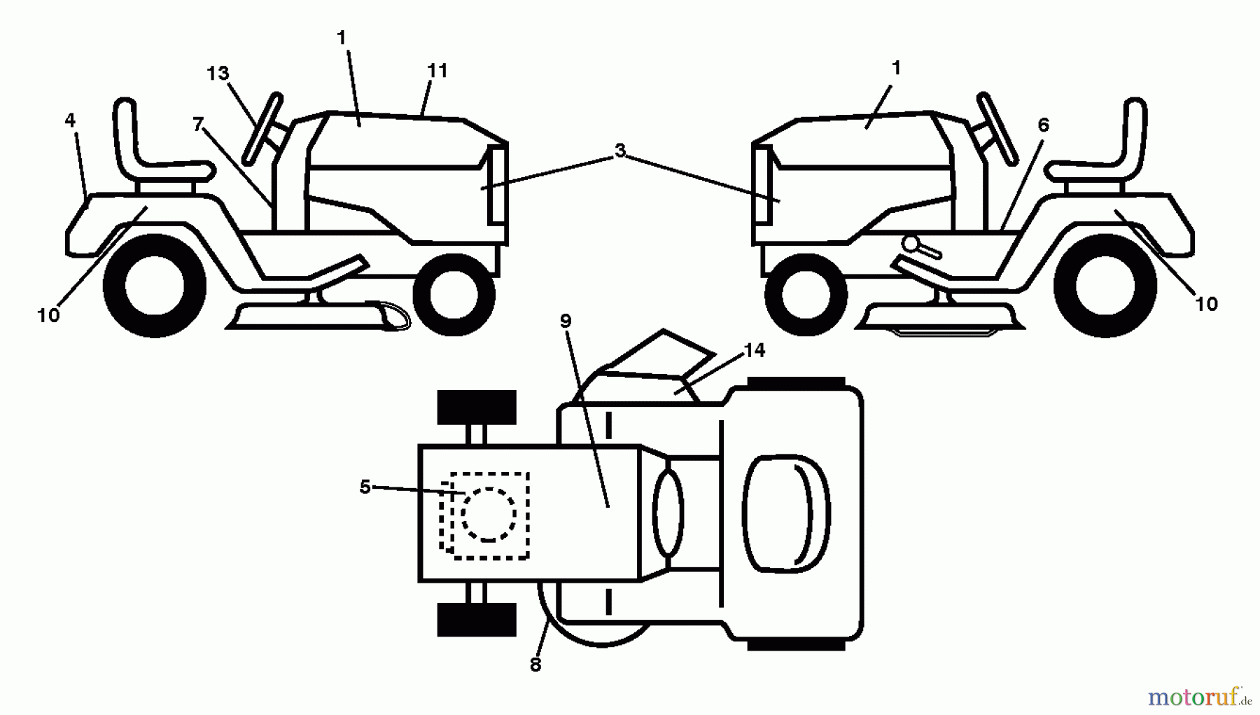  Poulan / Weed Eater Rasen und Gartentraktoren PB23H46YT (96048003100) - Poulan Pro Lawn Tractor (2012-02) DECALS