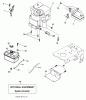 Poulan / Weed Eater PO17542LT (96012011002) - Poulan Lawn Tractor (2011-08) Listas de piezas de repuesto y dibujos ENGINE