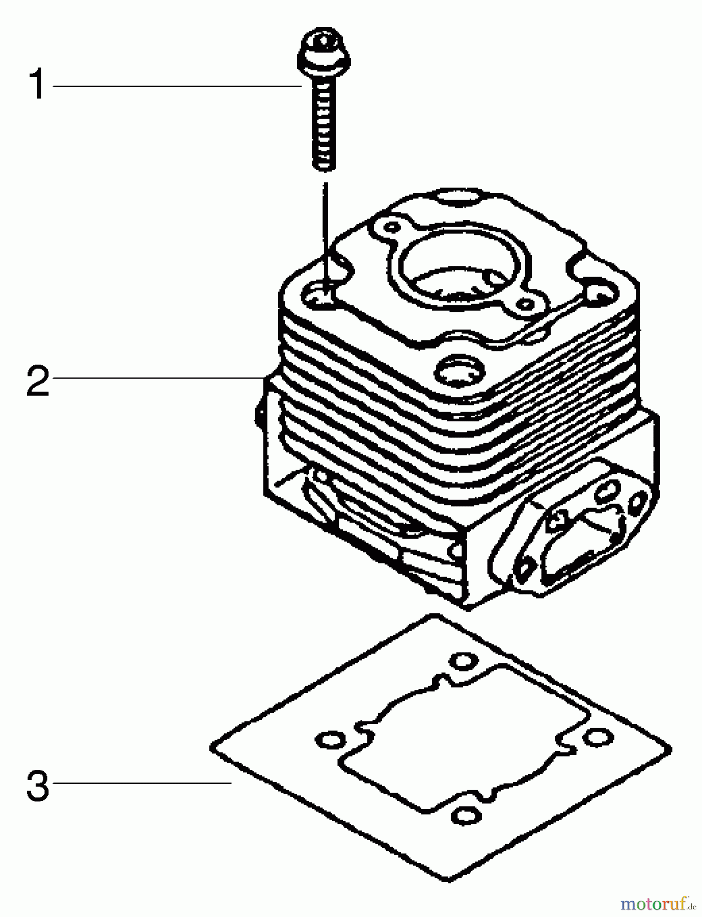  Poulan / Weed Eater Bläser / Sauger / Häcksler / Mulchgeräte BP402LE - Poulan Pro Back Pack Blower Cylinder