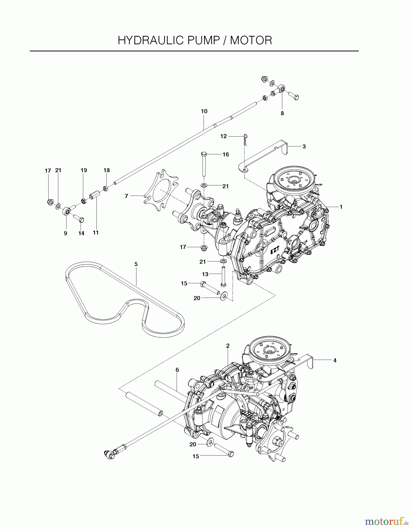  Poulan / Weed Eater Nullwendekreismäher, Zeroturn 301ZX (966681701) - Poulan Pro 30