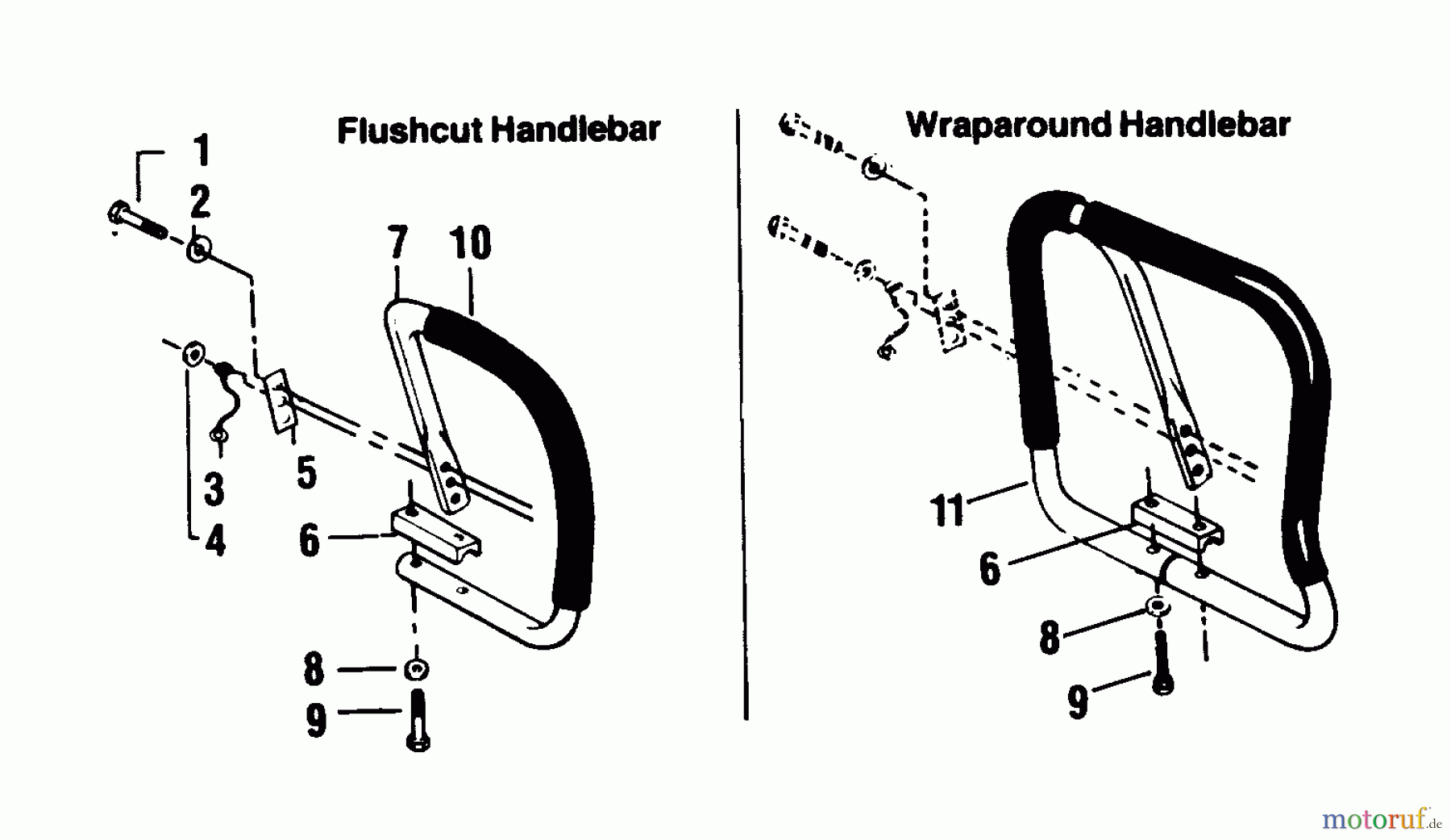  Poulan / Weed Eater Motorsägen 7700 - Poulan Chainsaw HANDLEBAR ASSEMBLIES