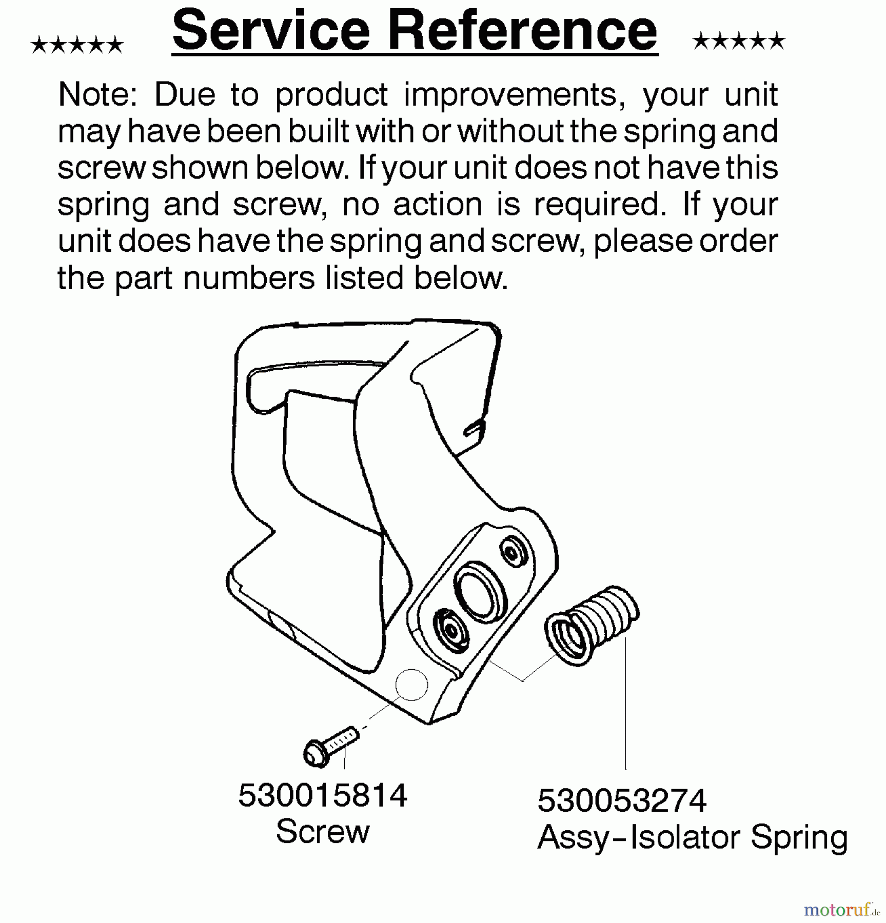  Poulan / Weed Eater Motorsägen PP260LE (Type 2) - Poulan Pro Chainsaw Service Reference