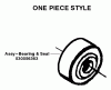 Poulan / Weed Eater 2900 (Type 2) - Poulan Chainsaw Listas de piezas de repuesto y dibujos Bearing & Seal - One Piece Style