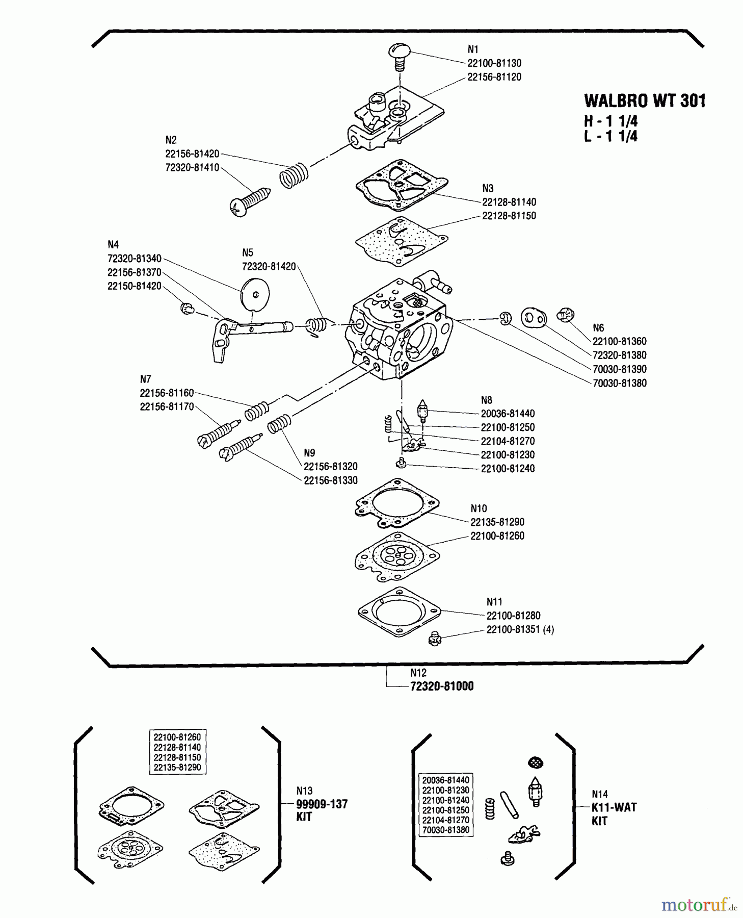  Shindaiwa Sägen, Motorsägen 357 - Shindaiwa Chainsaw Carburetor