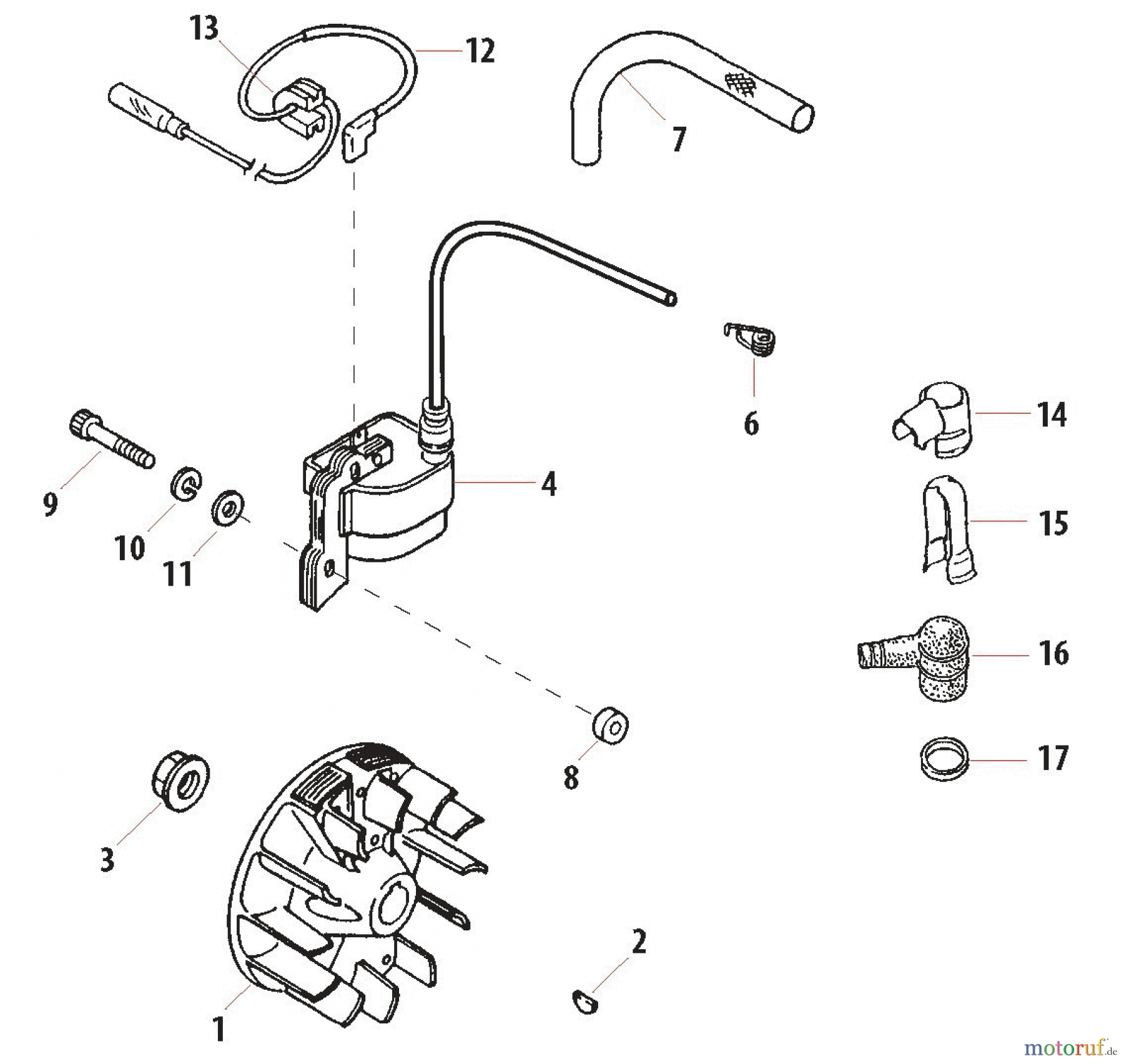  Shindaiwa Trimmer, Faden / Bürste 22C - Shindaiwa String Trimmer / Brush Cutter Flywheel