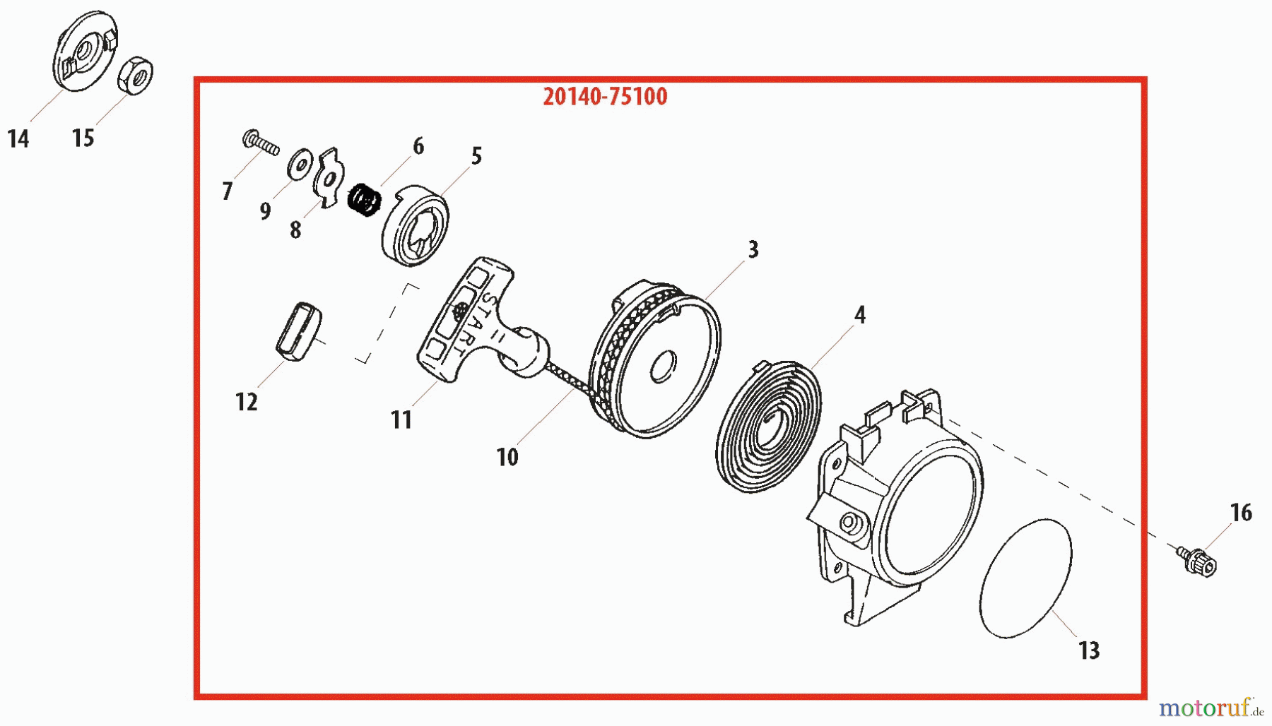  Shindaiwa Trimmer, Faden / Bürste 22C - Shindaiwa String Trimmer / Brush Cutter Starter