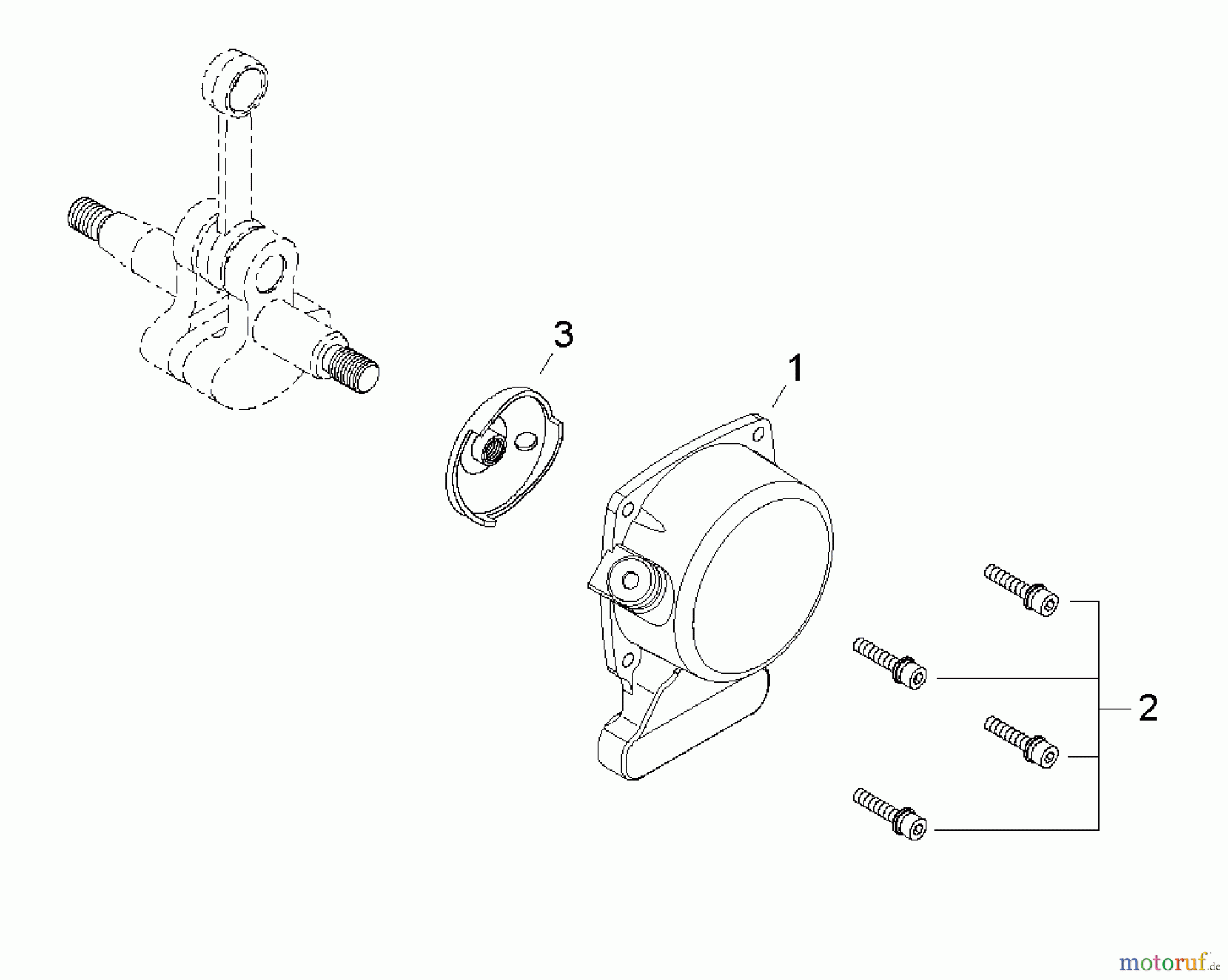  Shindaiwa Wasserpumpen GP344 - Shindaiwa Water Pump, S/N: T16113001001 - T16113999999 Starter