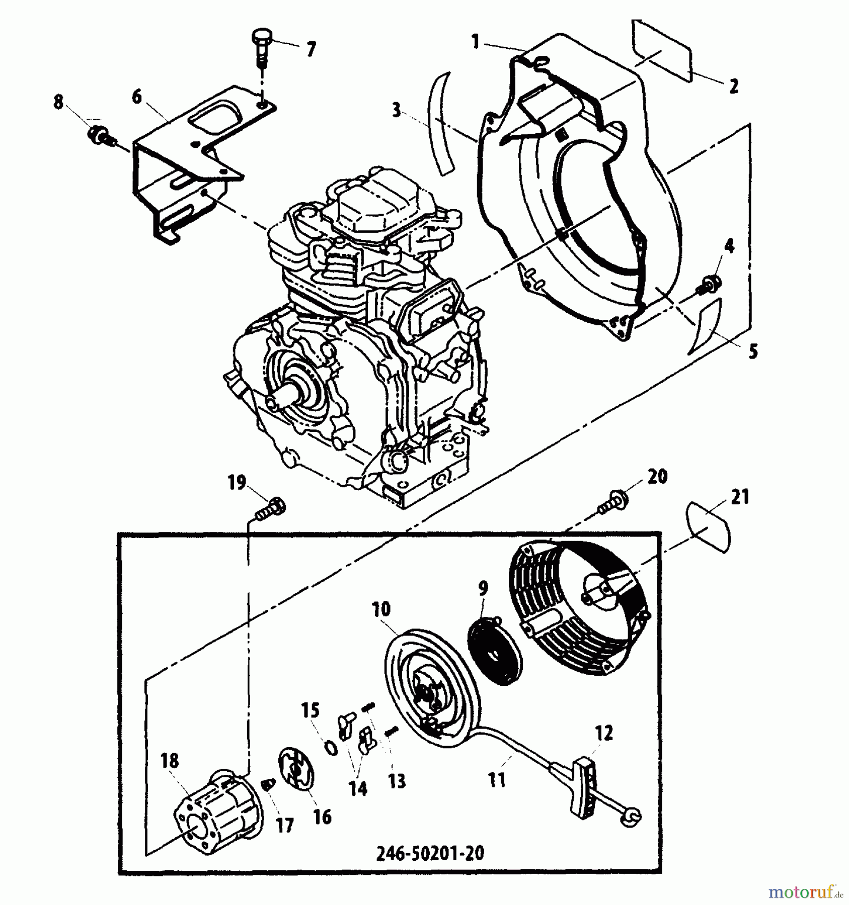  Shindaiwa Stromerzeuger EGR6000E - Shindaiwa Generator Starter