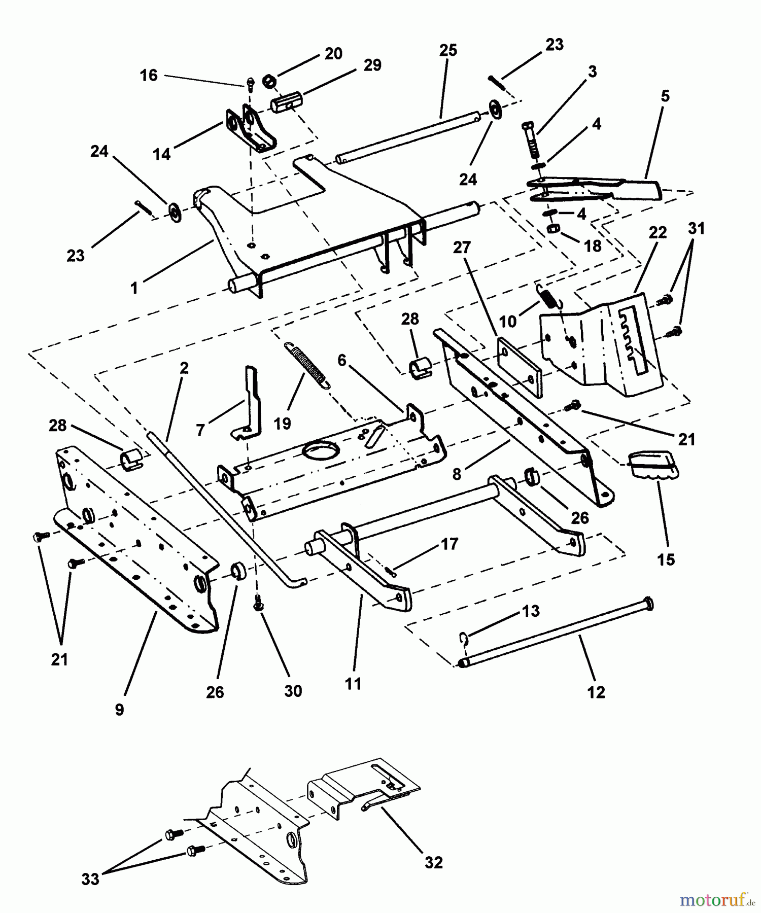  Snapper Zubehör. Rasenmäher 7060947 - Snapper Bag N-Wagon, 30 Bushel M280817B 28