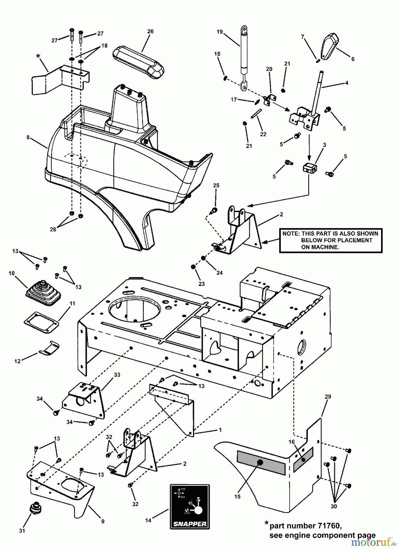  Snapper Nullwendekreismäher, Zero-Turn YZ16385BVE (84945) - Snapper 38