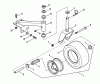 Snapper PL71401KV - Wide-Area Walk-Behind Mower, 14 HP, Gear Drive, Loop Handle, Series 1 Listas de piezas de repuesto y dibujos Caster, Wheel & Tire Assembly