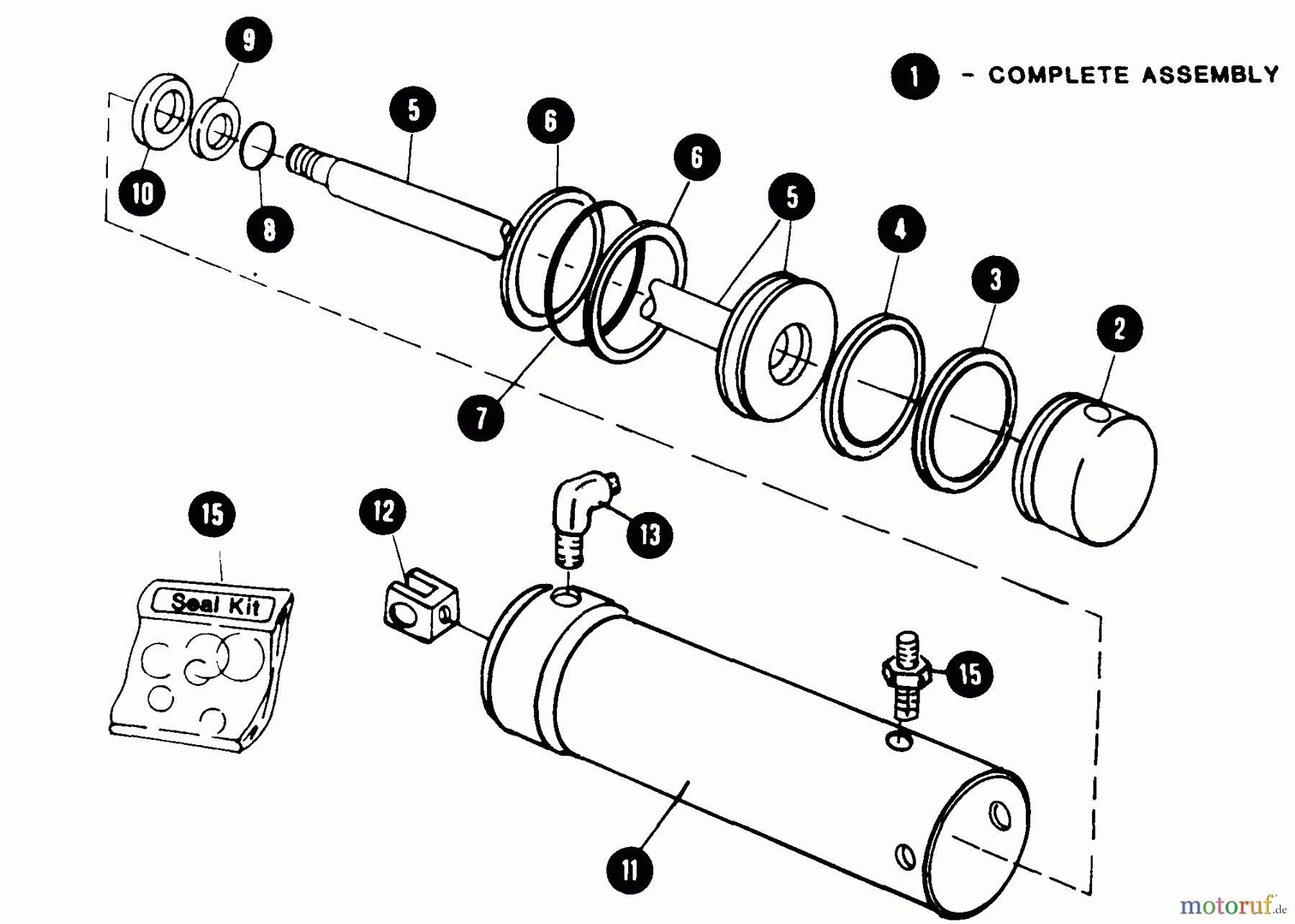  Snapper Rasen- und Gartentraktoren 1855A (80928) - Snapper 18 HP Garden Tractor, Twin Cylinder Hydro Drive, MF Series Hydraulic Cylinder, Mid-Mount - Type B - Victor