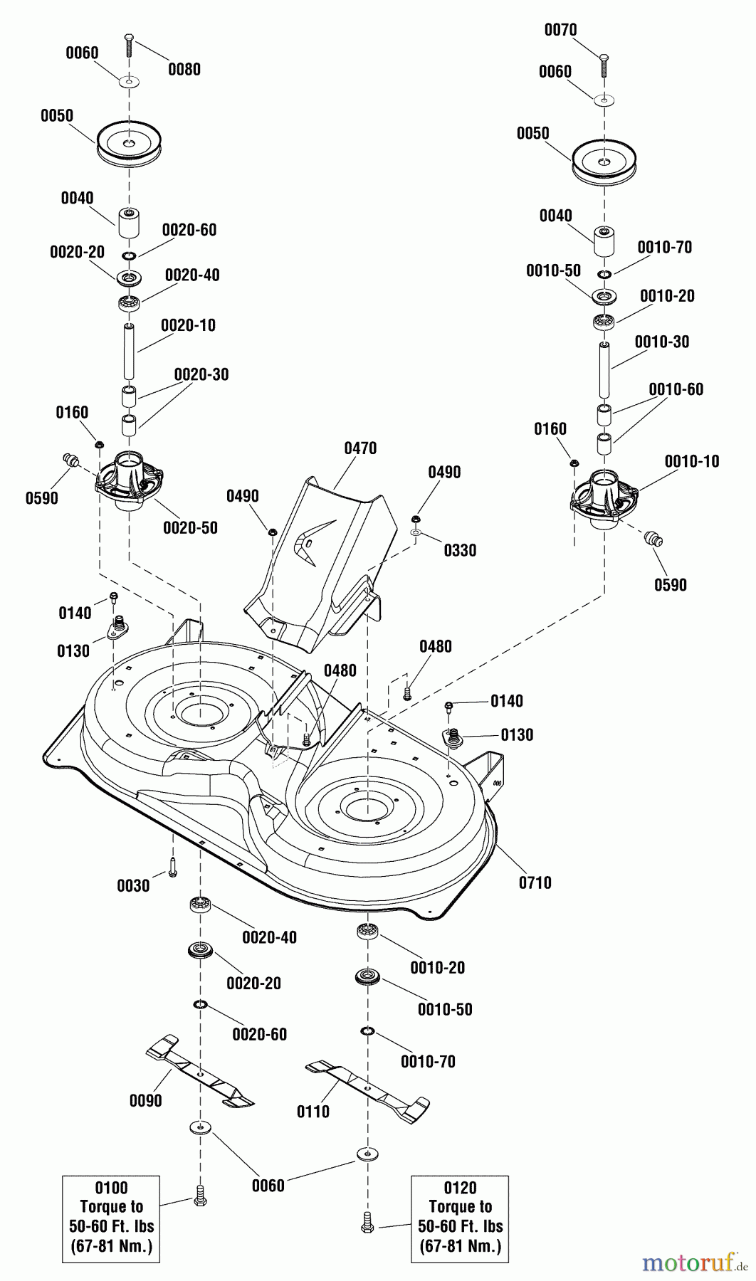  Snapper Rasen- und Gartentraktoren ERPX17538RDF (2691113-00) - Snapper 96cm Lawn Tractor, 17.5 Gross HP Hydro Drive, Rear Discharge (Export) 96cm Mower Deck - Housing, Arbors & Blade