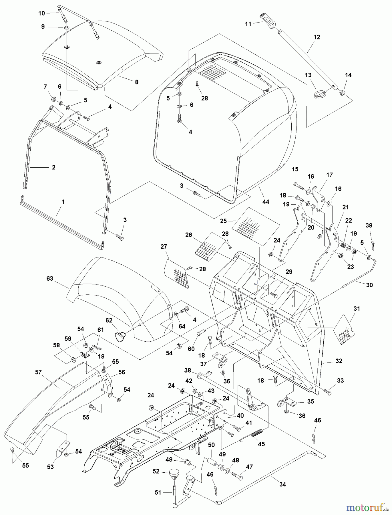  Snapper Rasen- und Gartentraktoren YT1740 (2690155) - Snapper 40