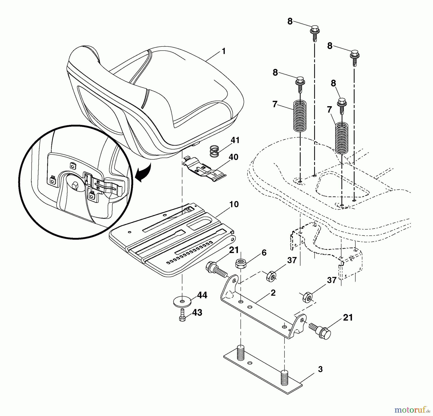  Snapper Rasen- und Gartentraktoren ST2046 (2691202-00) - Snapper 46