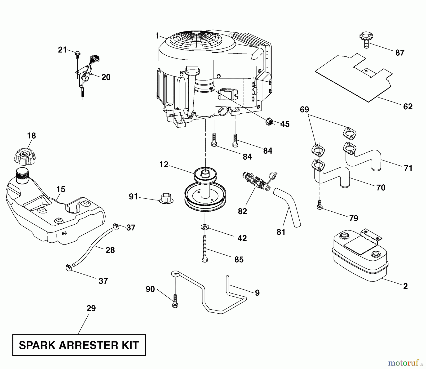  Snapper Rasen- und Gartentraktoren ST2046 (2691202-00) - Snapper 46