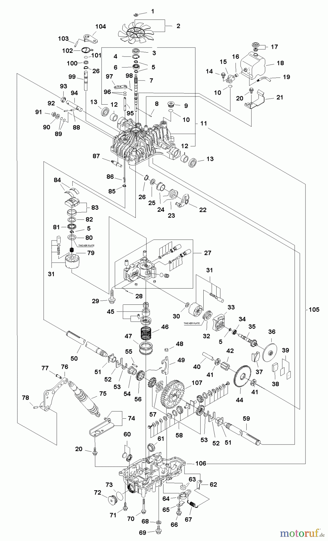  Snapper Rasen- und Gartentraktoren YT2250 (1694627) - Snapper 50