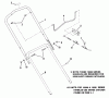 Snapper 19301-2 - 19" Walk-Behind Mower, 3 HP, 2 Cycle, Steel Deck, Series 1 Listas de piezas de repuesto y dibujos Upper & Middle Handles & Controls - Series 0, 1 & 3