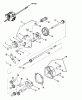 Snapper 21RX1P - 21" Walk-Behind Mower, 4 HP Robin, Steel Deck, Series 1 Listas de piezas de repuesto y dibujos Transmission (Differential) (89 Models & Later)
