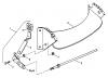 Snapper RP21550 - 21" Walk-Behind Mower, 5.5 HP, Steel Deck, Recycling, Series 0 Listas de piezas de repuesto y dibujos Front Wheel Bracket