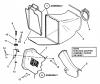 Snapper 215012 - 21" Walk-Behind Mower, 5 HP, Steel Deck, Series 12 Listas de piezas de repuesto y dibujos Accessory - Grass Bag