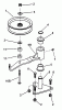 Snapper SPP140KW - Wide-Area Walk-Behind Mower, 14 HP, Gear Drive, Pistol Grip, Series 0 Listas de piezas de repuesto y dibujos 36" Deck Idler Assembly