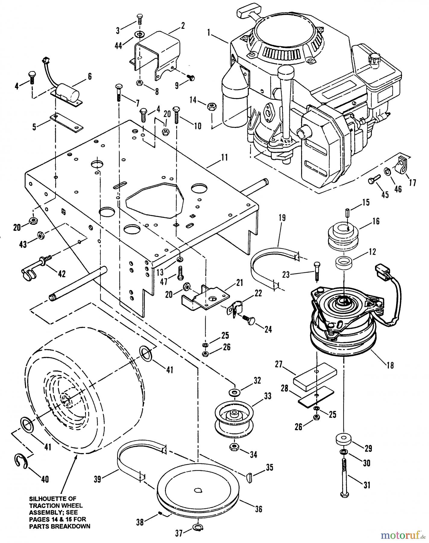  Snapper Rasenmäher für Großflächen SPL140KH - Snapper Wide-Area Walk-Behind Mower, 14 HP, Gear Drive, Loop Handle, Series 0 Engine, Rear Deck & Transmission Pulley Assemblies