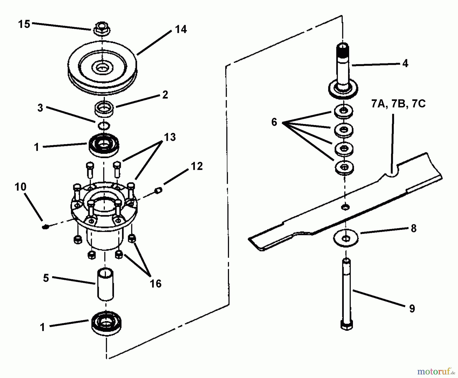  Snapper Rasenmäher für Großflächen SPLH170KW (84275) - Snapper Wide-Area Walk-Behind Mower, 17 HP, Hydro Drive, Loop Handle, Series 0 Cutter Housing Assembly