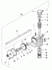 Snapper W32122R - 32" Walk-Behind Mower, 12 HP, Variable Belt Drive, Commercial Lawn & Turf Series 2 Listas de piezas de repuesto y dibujos Gearbox Assembly