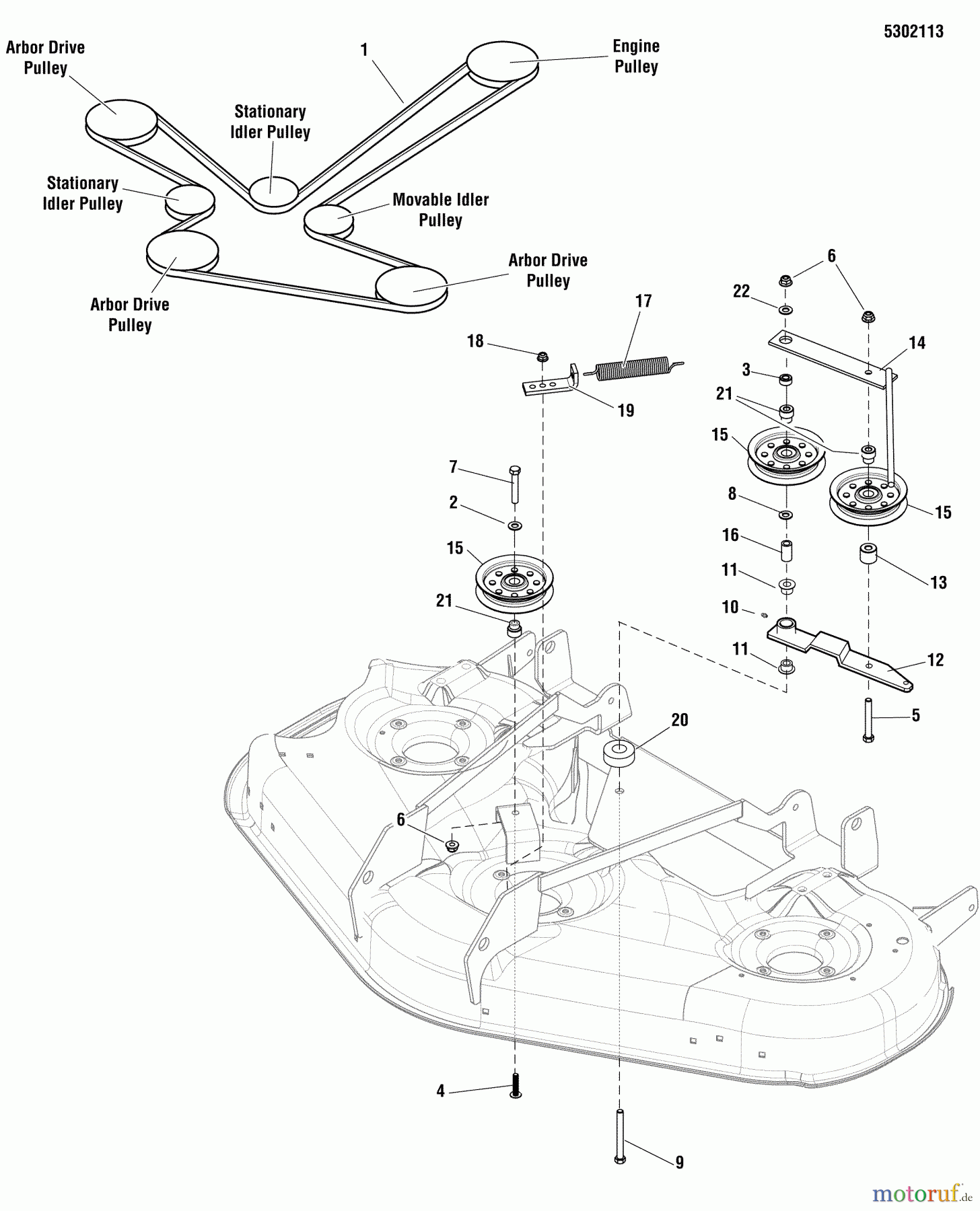  Snapper Nullwendekreismäher, Zero-Turn 365ZB2552CE (5901278) - Snapper 52