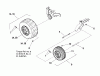 Snapper CSC2650 (7800394) - 50" Zero-Turn Mower, 26 HP, Twin Stick, ZTR 150Z Series Listas de piezas de repuesto y dibujos Wheel & Tire Group (W7502277_W7501712_W7502278)