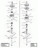 Snapper NZM27611KH (80386) - 61" Zero-Turn Mower, 27 HP, Kohler, Mid Mount, Z-Rider Commercial Lawn & Turf Series 1 Listas de piezas de repuesto y dibujos DECK SPINDLE ASSEMBLIES