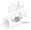 Snapper NZMJ25613KH (7800025) - 61" Zero-Turn Mower, 25 HP, Kohler, Mid Mount, Z-Rider Commercial Lawn & Turf Series 3 Listas de piezas de repuesto y dibujos CASTER WHEEL ASSEMBLY