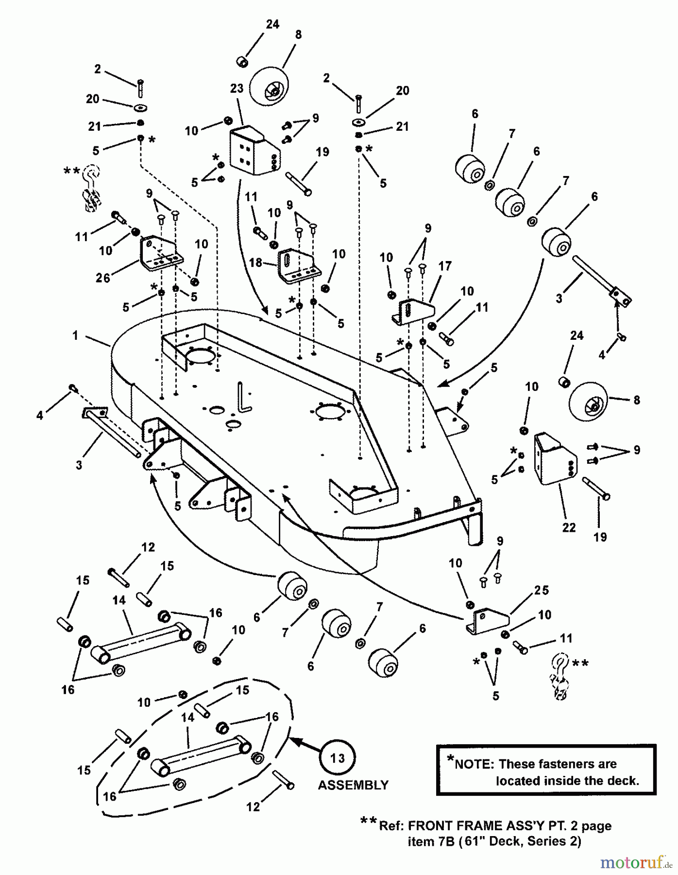  Snapper Nullwendekreismäher, Zero-Turn NZMJ25611KH (85628) - Snapper 61