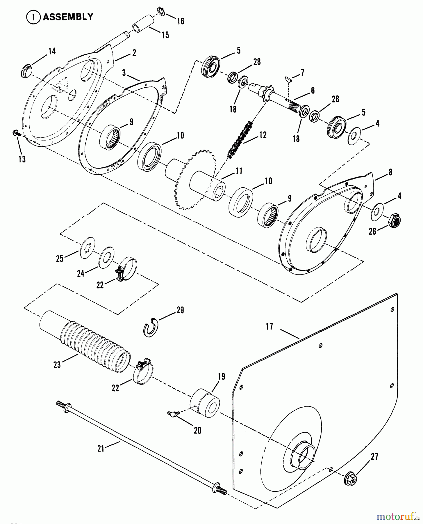  Snapper Zubehör. Rasenmäher 7060947 - Snapper Bag N-Wagon, 30 Bushel 250612T 25