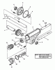 Snapper N10305E - 30" Snowthrower, 10 HP, Two Stage, Large Frame, Series 5 Listas de piezas de repuesto y dibujos Gearbox, Shafts