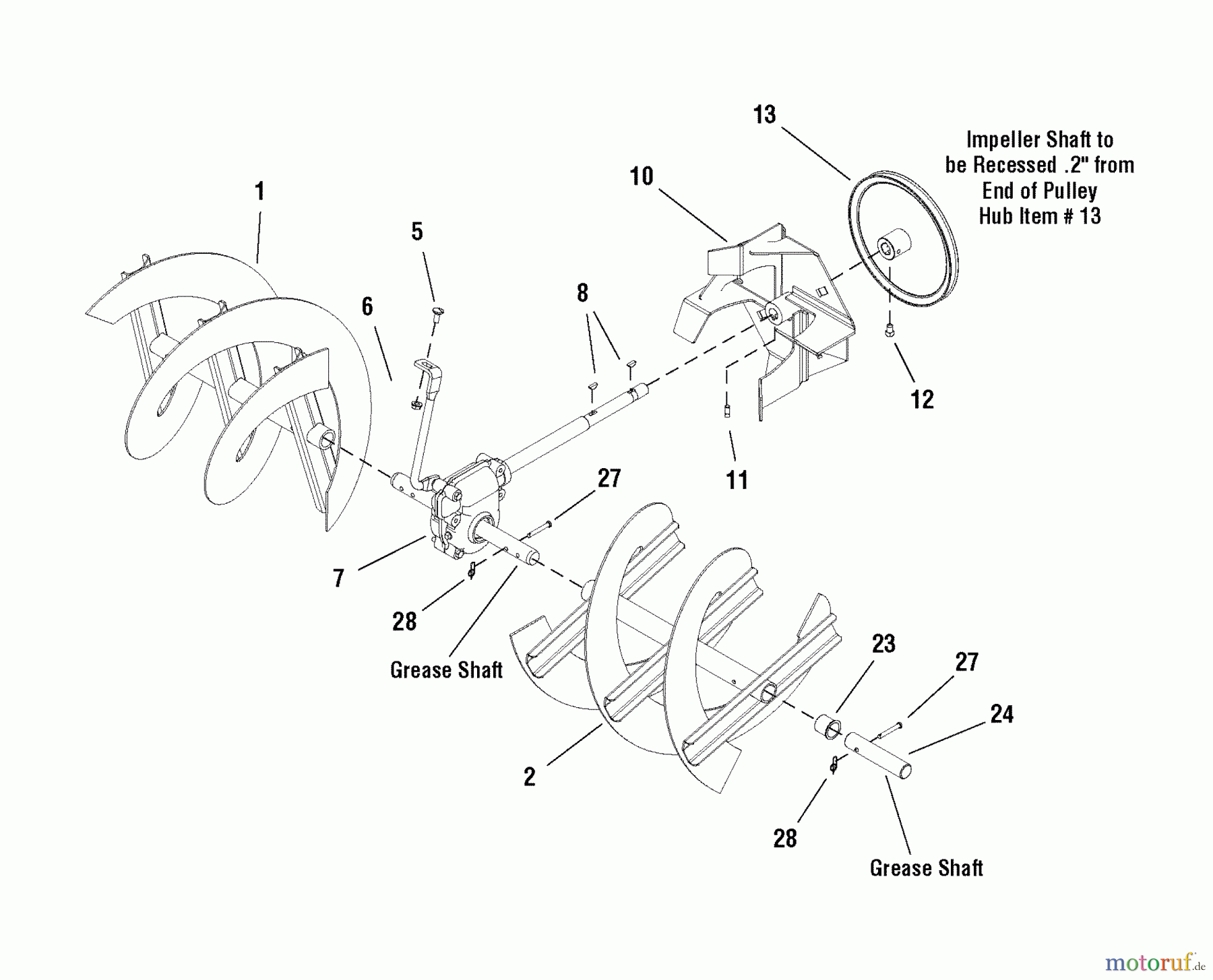  Snapper Schneefräsen 13388E (1695097) - Snapper 38