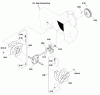 Snapper M924E (1696172-01) - 24" Snowthrower, 9TP, Intermediate Stage Listas de piezas de repuesto y dibujos Auger Drive Group