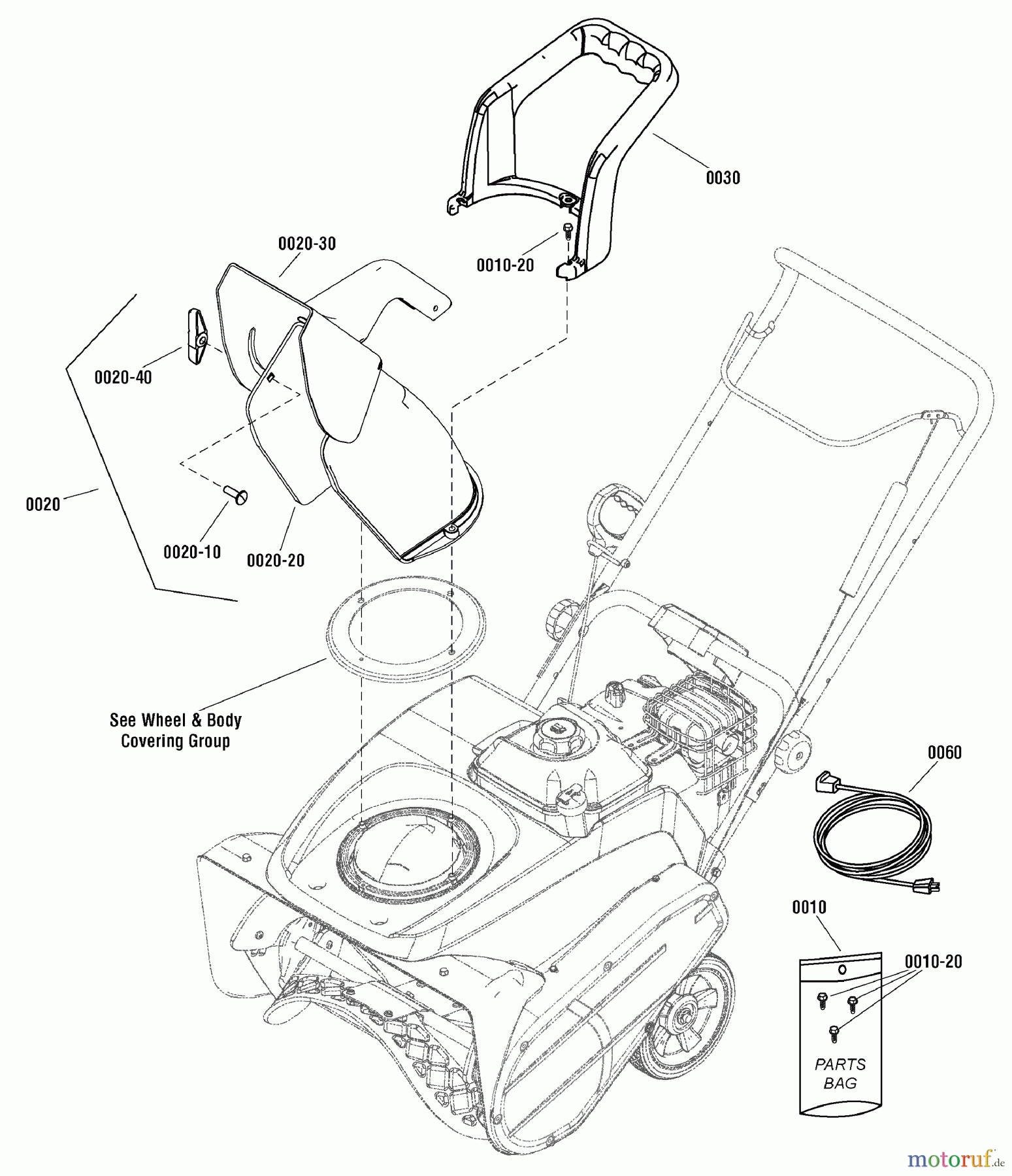  Snapper Schneefräsen SS7522E (1696168-00) - Snapper 22