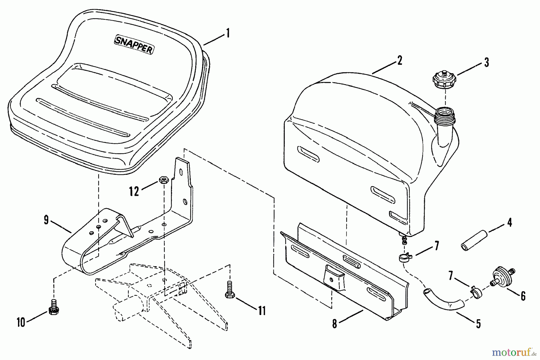  Snapper Reitermäher 26086 - Snapper 26