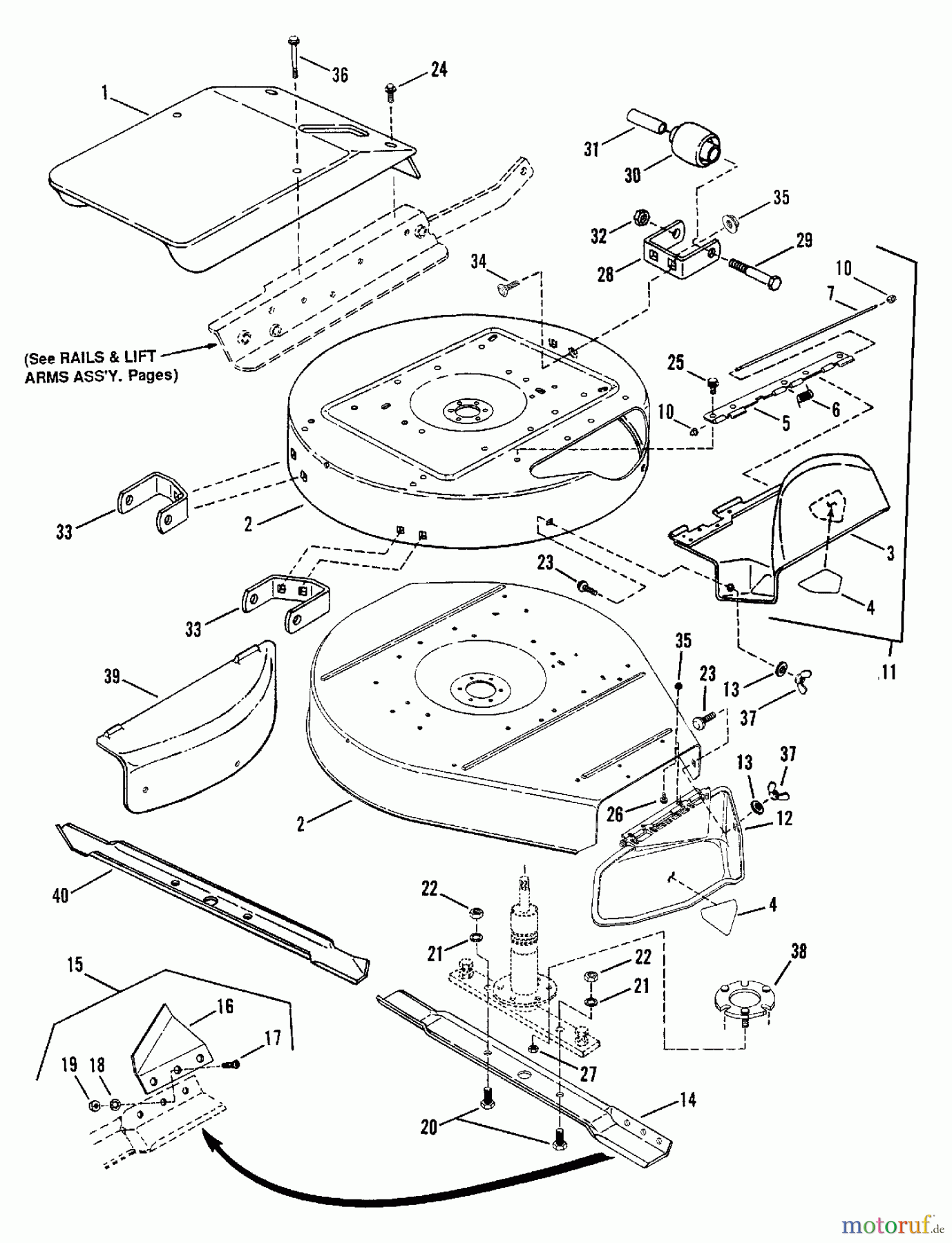  Snapper Reitermäher R3312513BE - Snapper 33