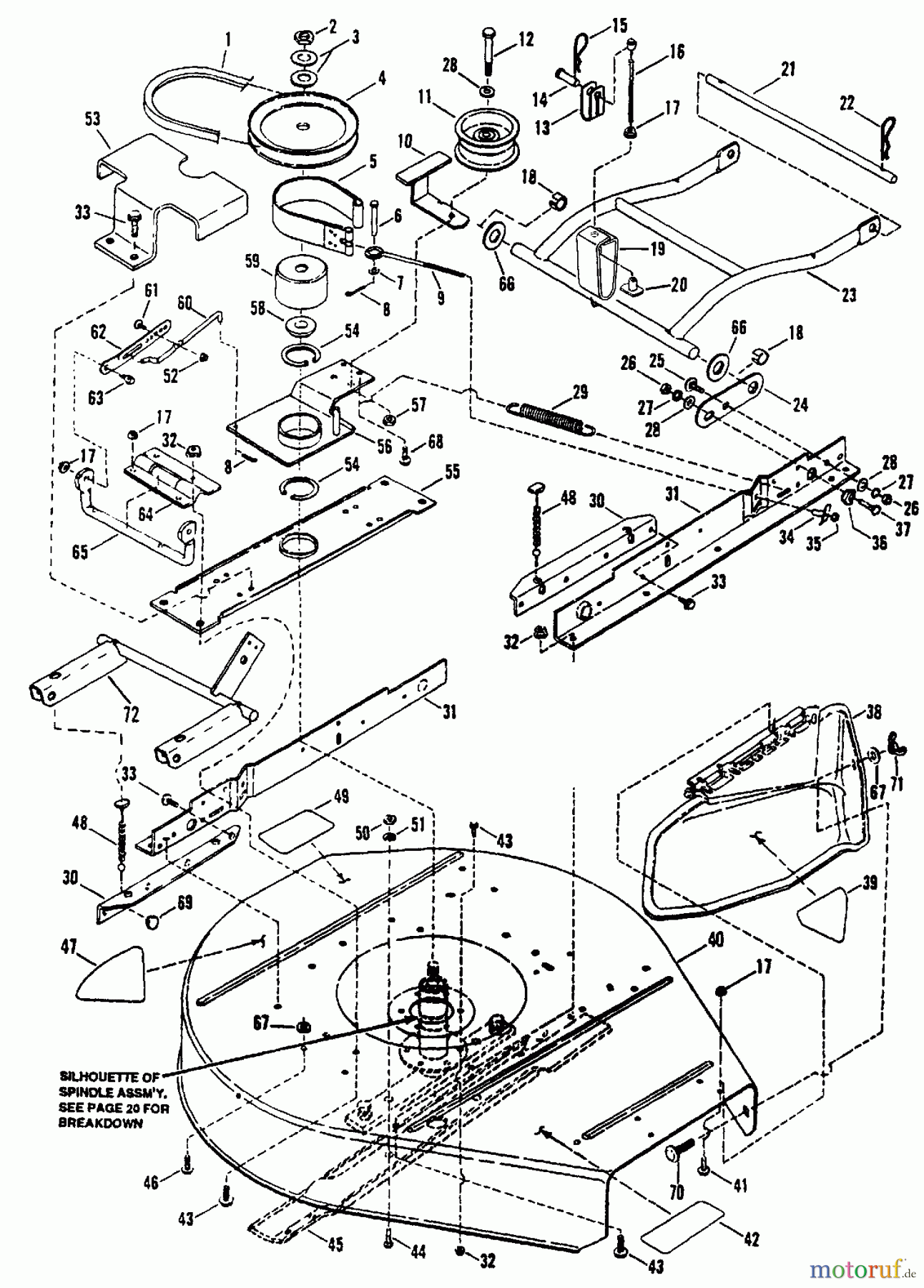  Snapper Zubehör. Rasenmäher 7060947 - Snapper Bag N-Wagon, 30 Bushel LT125G38AB (80377) 38