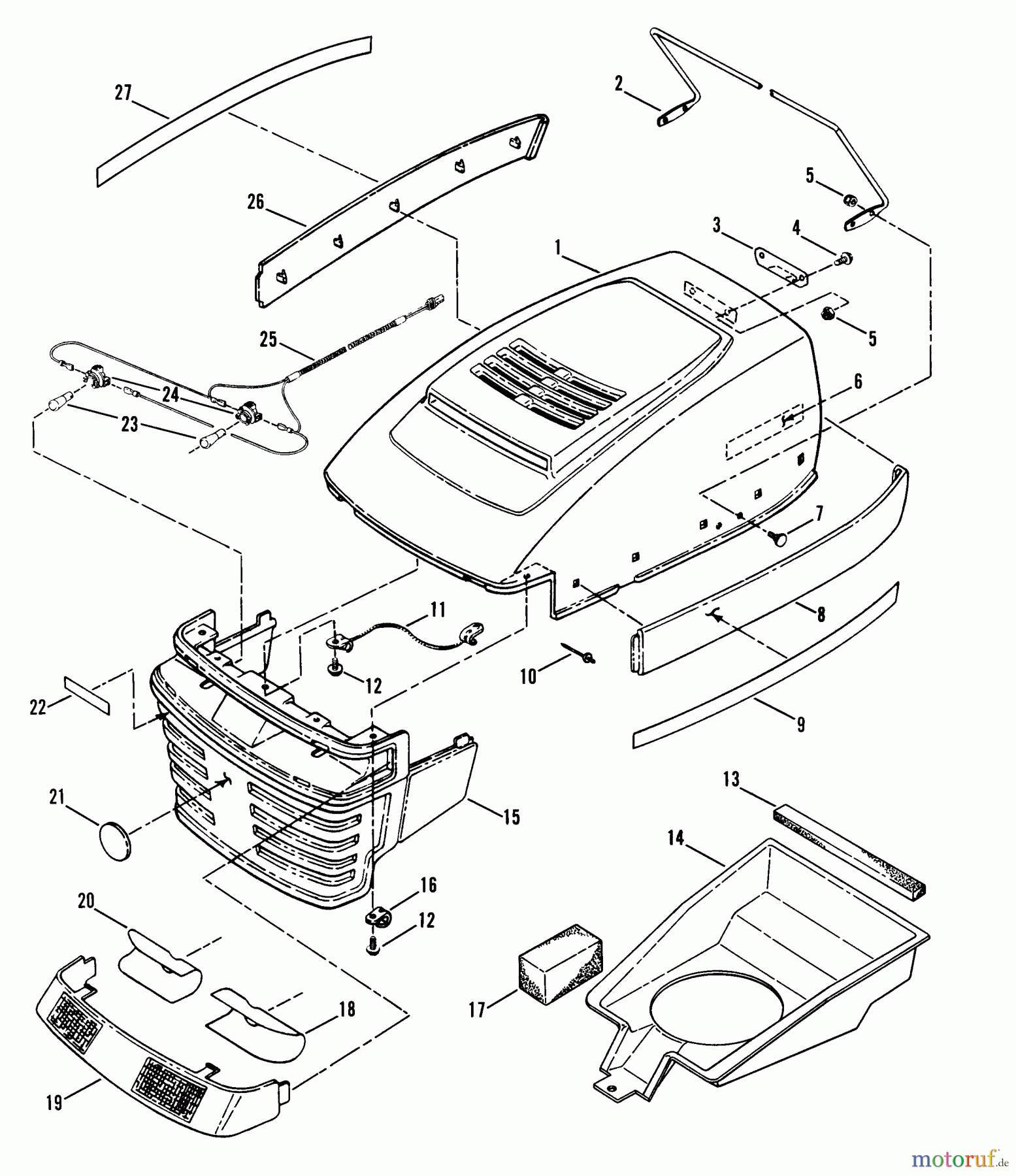  Snapper Zubehör. Rasenmäher 7060947 - Snapper Bag N-Wagon, 30 Bushel LT160H422BV (80533) 42