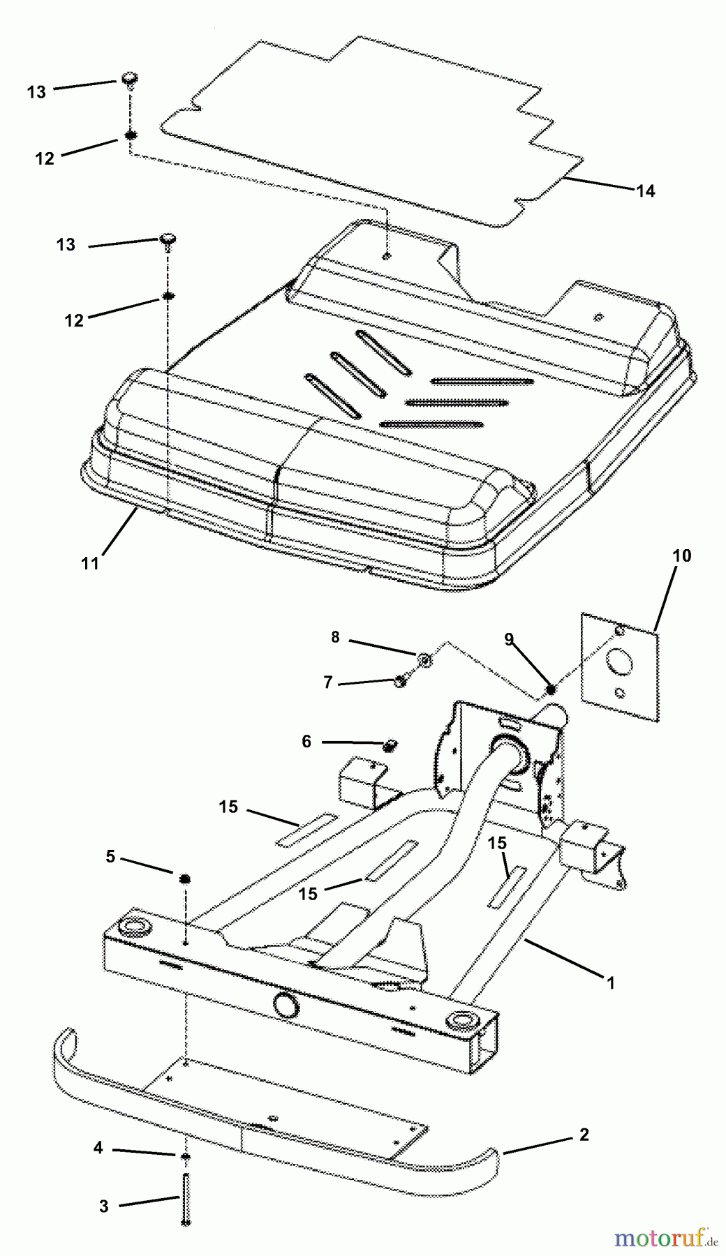  Snapper Zubehör. Rasenmäher 7060947 - Snapper Bag N-Wagon, 30 Bushel YZ145333BVE 33