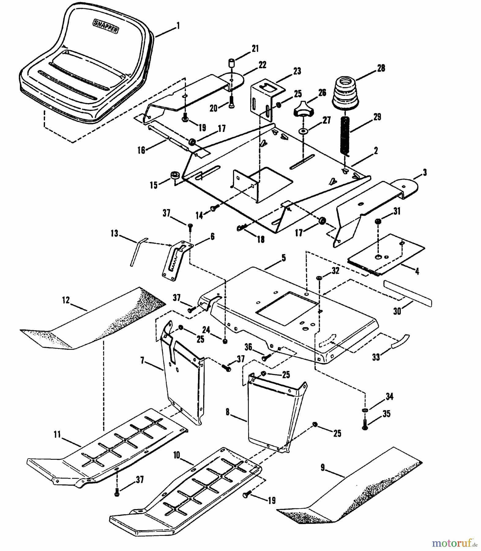  Snapper Rasen- und Gartentraktoren YT12413 - Snapper 41