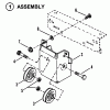 Snapper 7060947 - Bag N-Wagon, 30 Bushel HT18410 (82819) 41" 18 HP Hydro Drive Yard Tractor Series 4 Listas de piezas de repuesto y dibujos Mule Drive Assembly