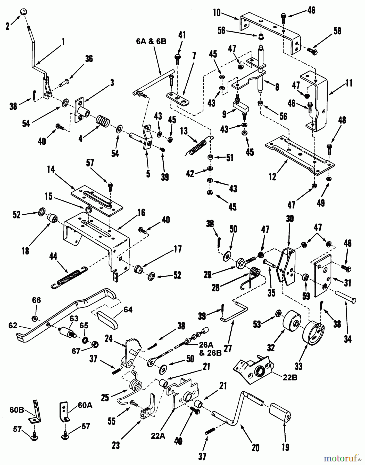  Snapper Zubehör. Rasenmäher 7060947 - Snapper Bag N-Wagon, 30 Bushel LT11001 11 HP Disc Drive Tractor Series 1 Clutch, Brake & Transmission Controls