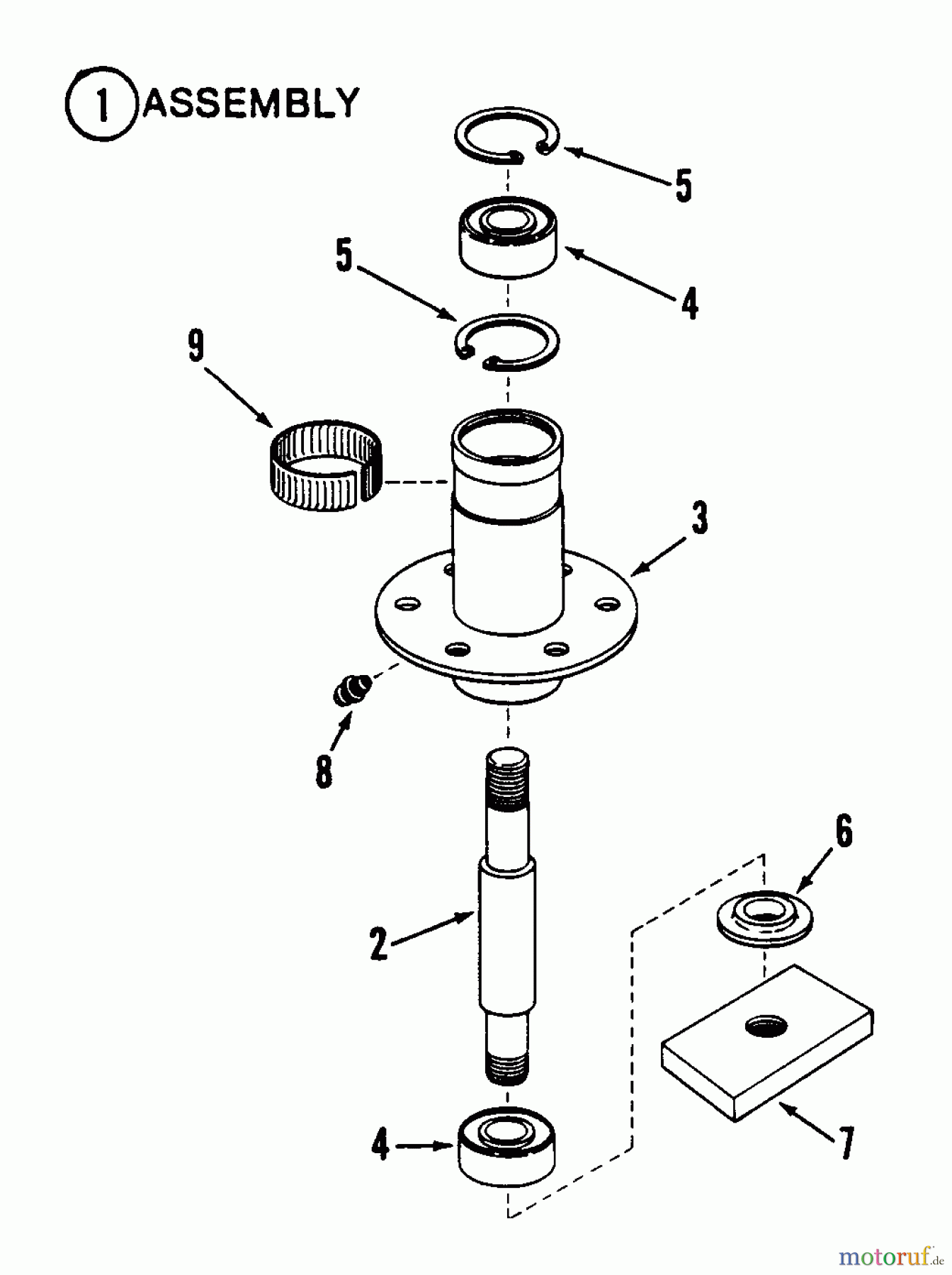  Snapper Zubehör. Rasenmäher 7060947 - Snapper Bag N-Wagon, 30 Bushel LT11000 11 HP Disc Drive Tractor Series 0 Spindle Assembly (41