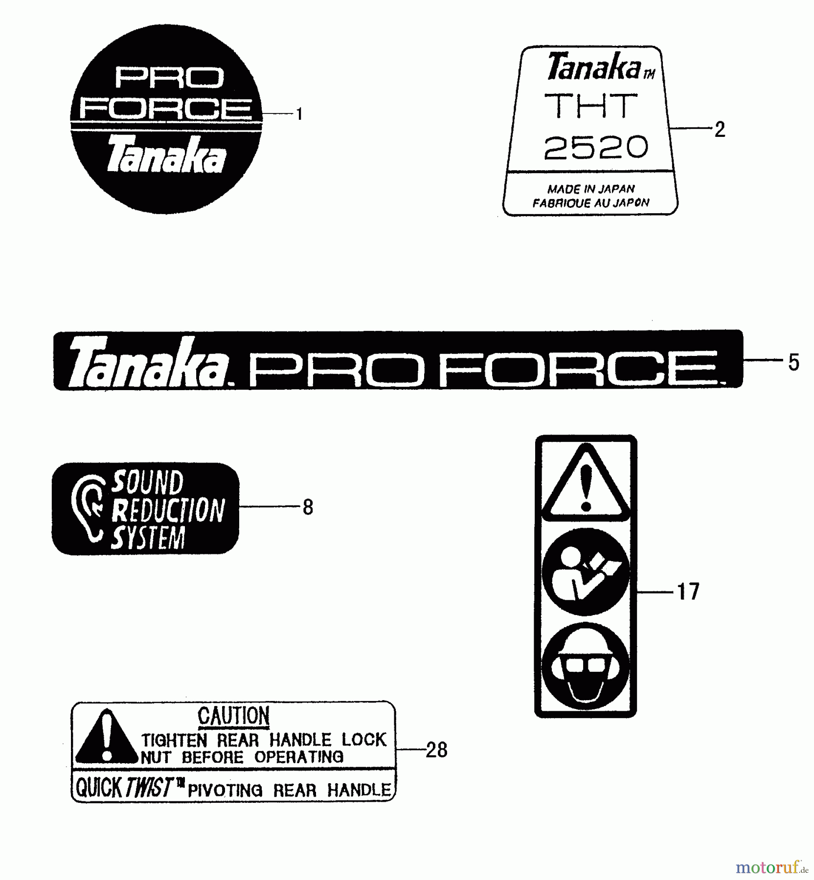  Tanaka Heckenscheeren THT-2520 - Tanaka 30