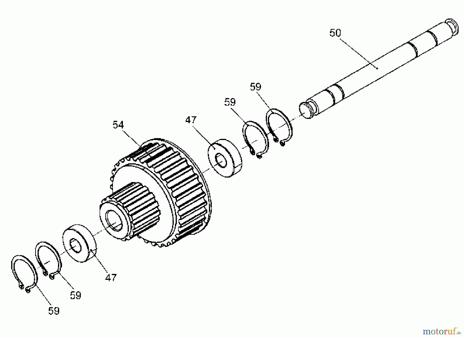  Tanaka Sonstiges PB-SE802 - Tanaka Moby 35cc PowerBoard Sprocket & Drive Shaft